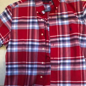 Ralph Lauren Polo Red Short Sleeves Button Up